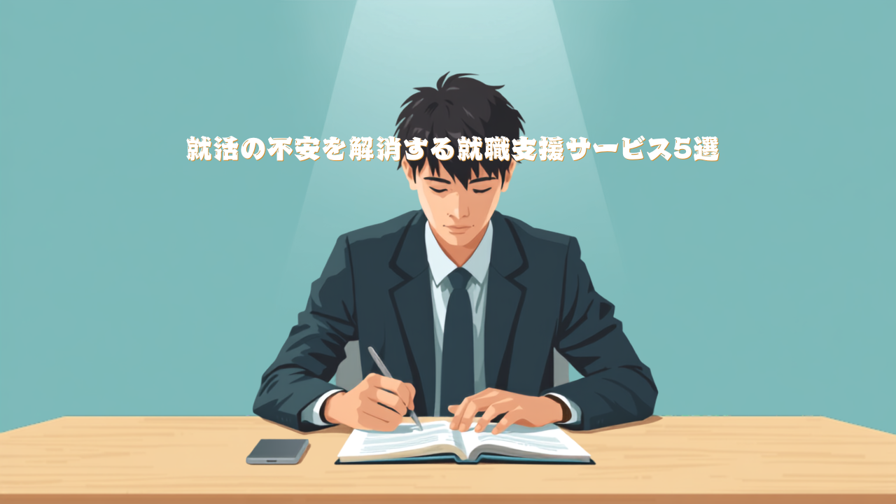 就活の不安を解消する就職支援サービス5選